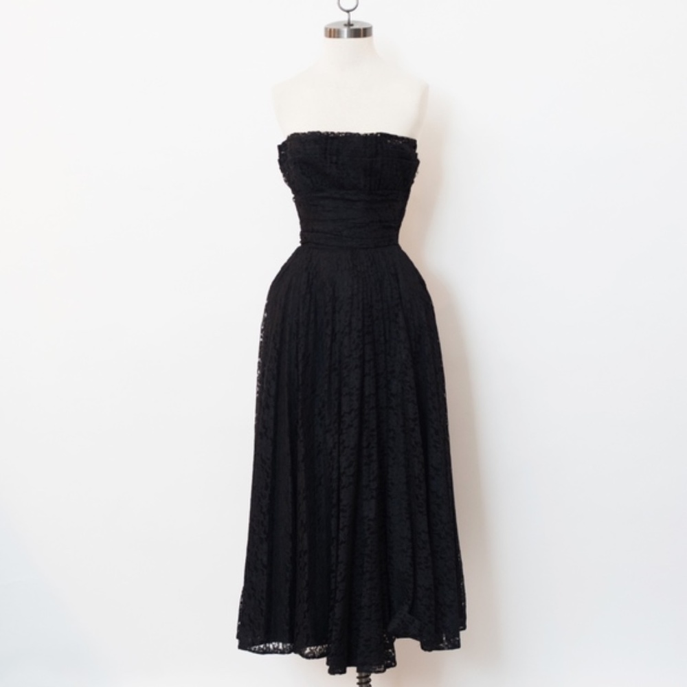 black betsey johnson evening dress